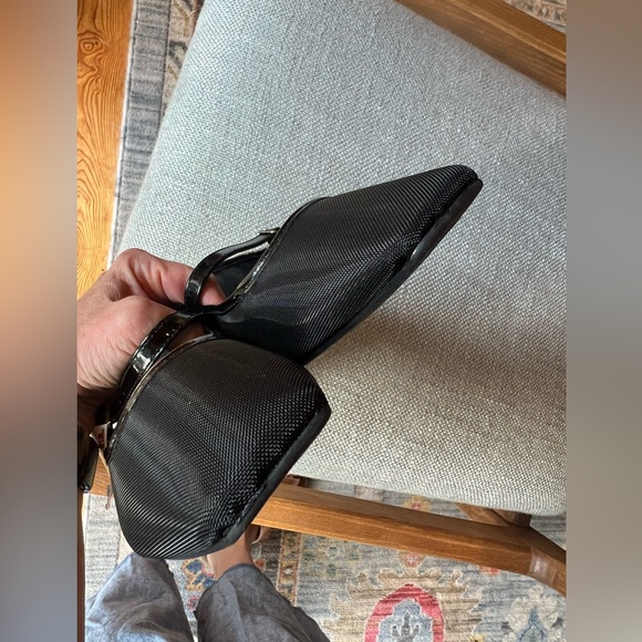 🖤🥿NWT Steve Madden black mesh Mary Jane square toe flats 9.5 - Picture 4 of 7